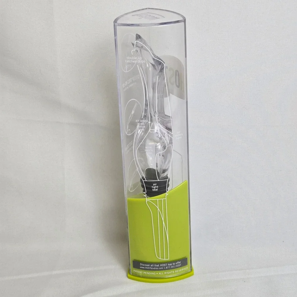 Host Tilt Variable Wine Aerator & Pour Spout With Display Storage Case